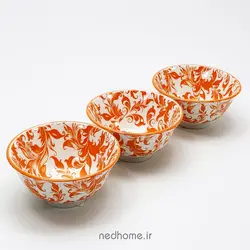 کاسه ماست خوری سرامیک گلدار 9 cm