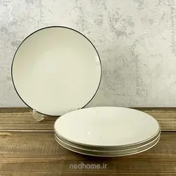 🍏🍰 پیش دستی میوه خوری لب طلایی فله ای چینی تقدیس Matilda | لوازم خانه و آشپزخانه ندهوم