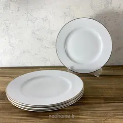 🍛 بشقاب پلوخوری لب طلایی فله ای چینی زرین ایتالیا اف | لوازم خانه و آشپزخانه ندهوم