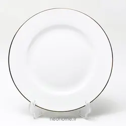 🍛 بشقاب پلوخوری لب طلایی فله ای چینی زرین ایتالیا اف | لوازم خانه و آشپزخانه ندهوم