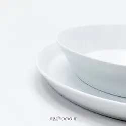 بشقاب خورشت خوری 19 cm فرم اس چینی زرین zi | ندهوم