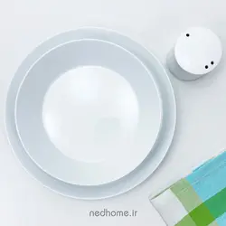 بشقاب خورشت خوری 19 cm فرم اس چینی زرین zi | ندهوم