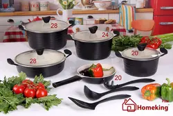 قابلمه تک گرانیتی Homeking مشکی