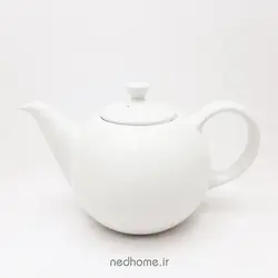 قوری چینی مقصود سفید