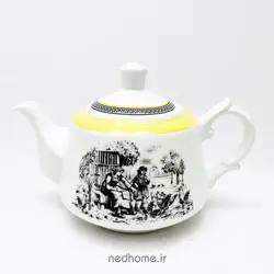 قوری لندنی ویلیج چینی زرین