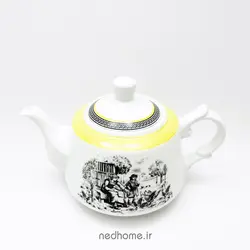 قوری لندنی ویلیج چینی زرین