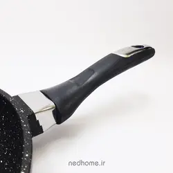 ماهیتابه تک دسته 24 cm مشکی زرساب سری MELORIN