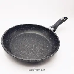 ماهیتابه تک دسته 24 cm مشکی زرساب سری MELORIN