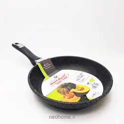 ماهیتابه تک دسته 24 cm مشکی زرساب سری MELORIN