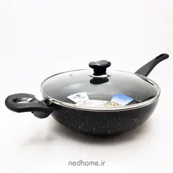ماهیتابه وک 28 cm مشکی زرساب سری Violet