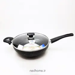 ماهیتابه وک 28 cm مشکی زرساب سری Violet