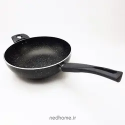 ماهیتابه وک 28 cm مشکی زرساب سری Violet