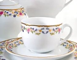 نعلبکی گلستان چینی زرین