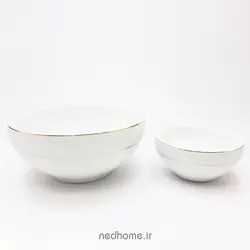 سرویس 13 پارچه سپید صدف چینی زرین