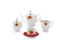سرویس 17پارچه چای خوری شارلوت زرین