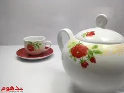 سرویس 17پارچه چای خوری شارلوت زرین
