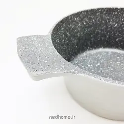 سرویس قابلمه 16 پارچه گرانیت یونیک نقره ای