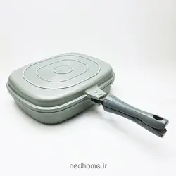 سرویس قابلمه 16 پارچه گرانیت یونیک نقره ای