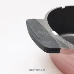 سرویس قابلمه چدن گرانیت 11 پارچه رزگلد BVK