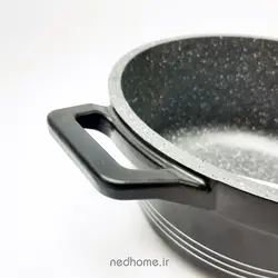 سرویس قابلمه چدن گرانیت 11 پارچه مشکی یونیک