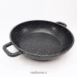 ماهیتابه مشکی دو دسته زرساب سری MELORIN
