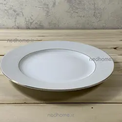 بشقاب پلو خوری سپید صدف فله ای چینی زرین | ندهوم