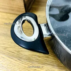 🔥🥩🍳 ماهیتابه دو دسته زرساب گرانیتا 24 cm | ندهوم