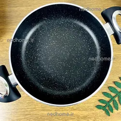 🔥🥩🍳 ماهیتابه دو دسته زرساب گرانیتا 24 cm | ندهوم