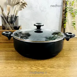 🍔🍗🍟 ماهیتابه دو دسته زرساب گرانیتا 28 cm | ندهوم