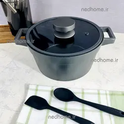 ✅🥘🍳 قابلمه تک گرانیتی یونیک سایز 28 ( 7 الی 8 نفر ) در سیلیکون | ندهوم