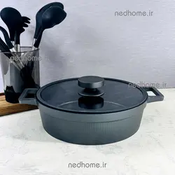 ✅🥘🍳 ماهیتابه تک گرانیتی یونیک سایز 28 در سیلیکون | ندهوم