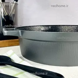 ✅🥘🍳 ماهیتابه تک گرانیتی یونیک سایز 28 در سیلیکون | ندهوم