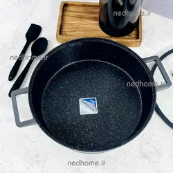 ✅🥘🍳 ماهیتابه تک گرانیتی یونیک سایز 28 در سیلیکون | ندهوم