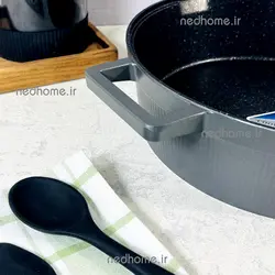 ✅🥘🍳 ماهیتابه تک گرانیتی یونیک سایز 28 در سیلیکون | ندهوم