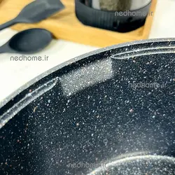 ✅🥘🍳 ماهیتابه تک گرانیتی یونیک سایز 28 در سیلیکون | ندهوم