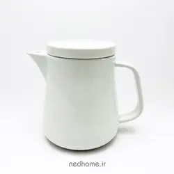 قوری سفید سرامیکی وارداتی