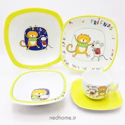 سرویس غذاخوری کودک دوستان چینی زرین