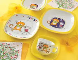 سرویس غذاخوری کودک دوستان چینی زرین