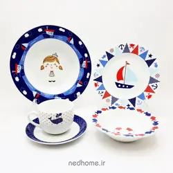 سرویس غذاخوری کودک مارین چینی زرین