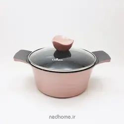 سرویس قابلمه 16 پارچه گرانیت یونیک رزگلد