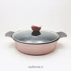 سرویس قابلمه 16 پارچه گرانیت یونیک رزگلد