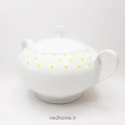 سوپ خوری در دار چینی زرین طرح اسپاتی زرد