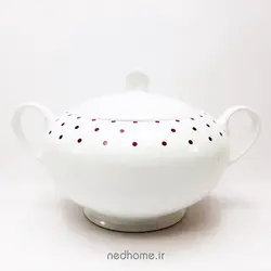 سوپ خوری در دار چینی زرین طرح اسپاتی بنفش