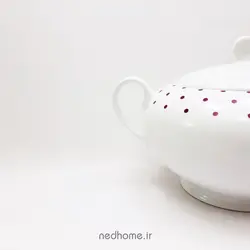 سوپ خوری در دار چینی زرین طرح اسپاتی بنفش