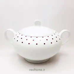 سوپ خوری در دار چینی زرین طرح اسپاتی بنفش