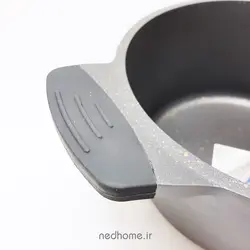 سرویس قابلمه چدن گرانیت 11 پارچه طوسی BVK