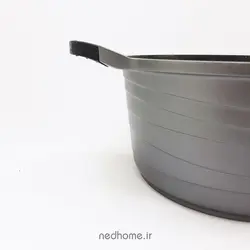 سرویس قابلمه چدن گرانیت 11 پارچه طوسی BVK