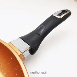 سرویس قابلمه گرانیت 7 پارچه زرساب سری ملورین - مسی متالیک