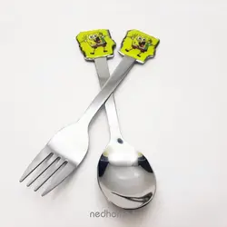 قاشق چنگال کودک باب اسفنجی