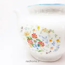 قوری 4 ترک چینی زرین طرح ویکتوریا